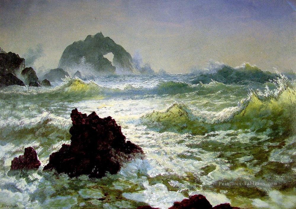 Seal Rock Californie Albert Bierstadt Peintures à l'huile